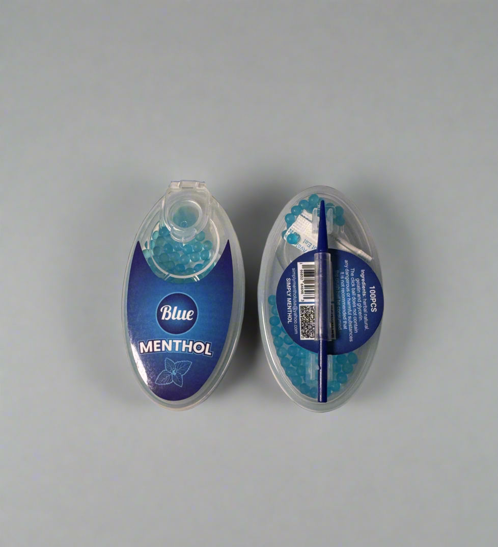 100 Cigarette Balls Menthol Aroma Balls Blue Menthol Flavour Balls Crush Ball Burst Beeds